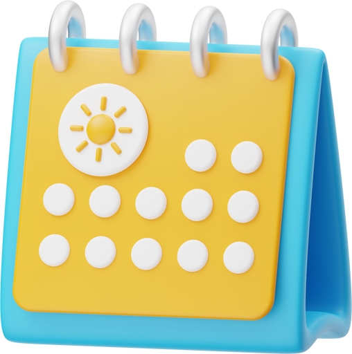 Calendar 3D Icon